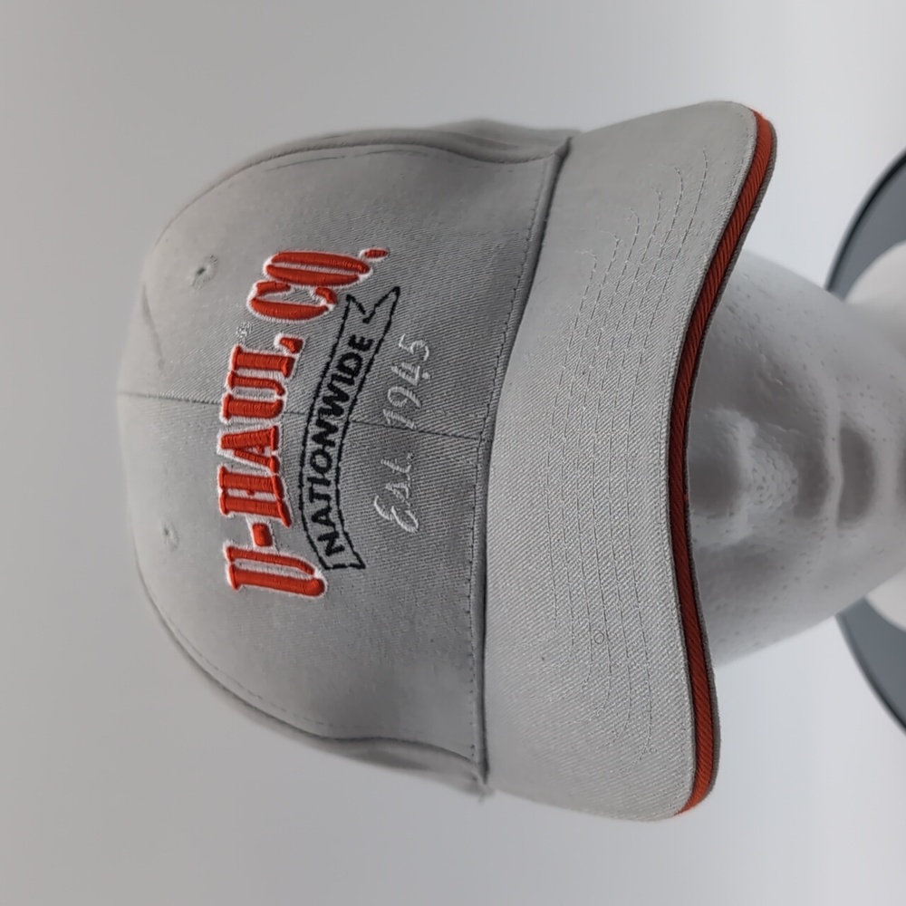 Uhaul| Grey Nationwide Uhaul Co. Trucker's Cap one size fits All Velcro Adjust